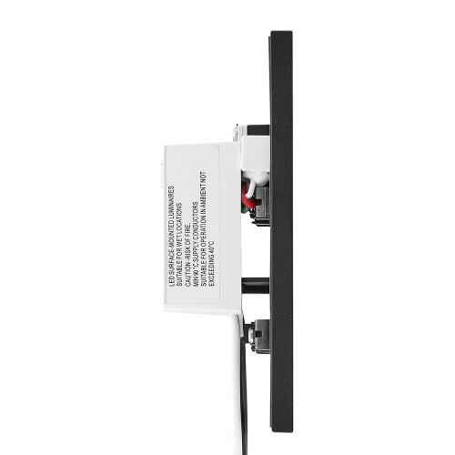 Vertical LED Step Light, Indoor/Outdoor Stair Light, 3 CCT Color Selectable 3000K/4000K/5000K, Black (2 Pack)