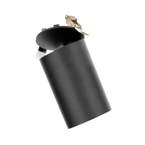 3 in. Adjustable LED Cylinder Downlight, Ceiling Spot Light, 900 Lumens, Canless 5 CCT Color Selectable 2700K-5000K, Black
