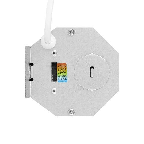 3 in. LED Cylinder Downlight, Ceiling Spot Light, 1000 Lumens, Canless 5 CCT Color Selectable 2700K-5000K, White
