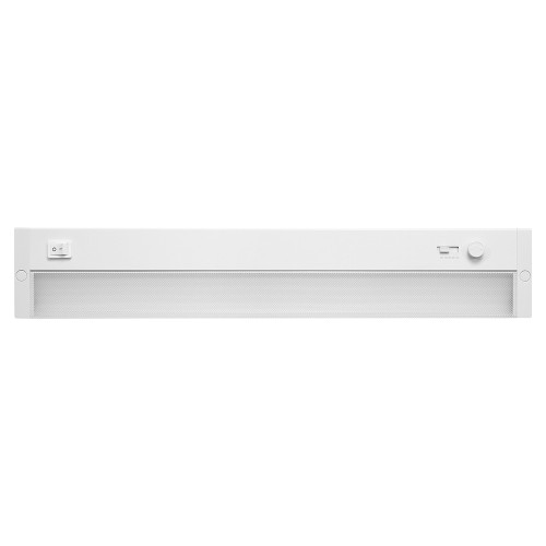 18 in. LED Under Cabinet Light, Dimmable, Linkable, Hardwired or Plug & Play, 700 Lumens, 5 CCT 2700K - 5000K, White, On/Off Switch