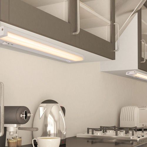 24” LED Under Cabinet Light Dimmable Hardwired or Plug 5 CCT