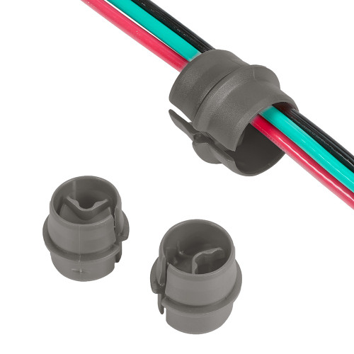 3/4 in. Plastic Non-Metallic Snap In Box Wire Connector for NM Sheathed Cable (200 Pack)