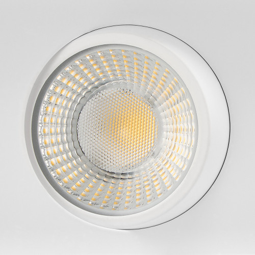 4 in. 3 Head LED Slim Square Recessed Anti-Glare Gimbal Downlight, White, Canless IC Rated, 3000 Lumens, 5 CCT 2700K-5000K