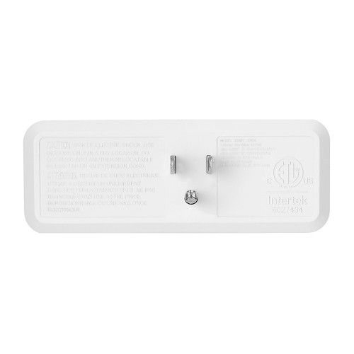 2 Outlet Grounded Wall Plug Adapter, USB Type-C / A Charging Ports 3.1A, Outlet Extender Wall Tap (2 Pack)