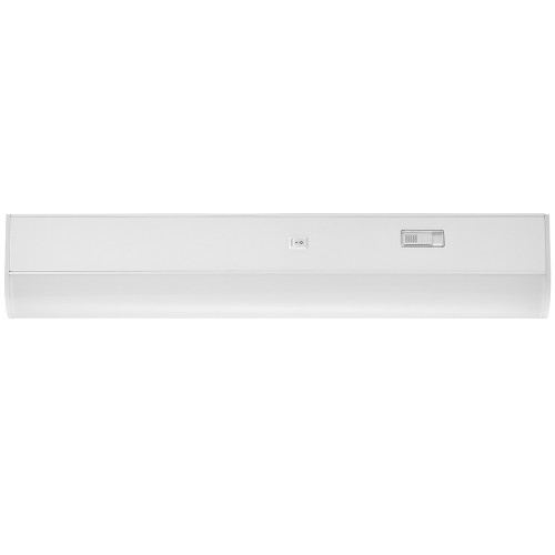 18 in. LED Under Cabinet Light, Hardwired, 700 Lumens, 5 CCT 2700K - 5000K, White, On/Off Switch