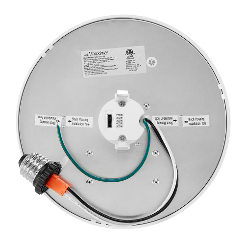  7 in. LED Flush Mount Ceiling Light, 5 CCT 2700K-5000K, 900 Lumens, Dimmable, Retrofit or J-box Install