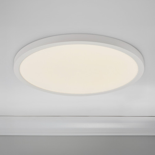 19 in. LED Flush Mount Ceiling Light, 5 CCT 2700K-5000K, 2500 Lumens, Dimmable