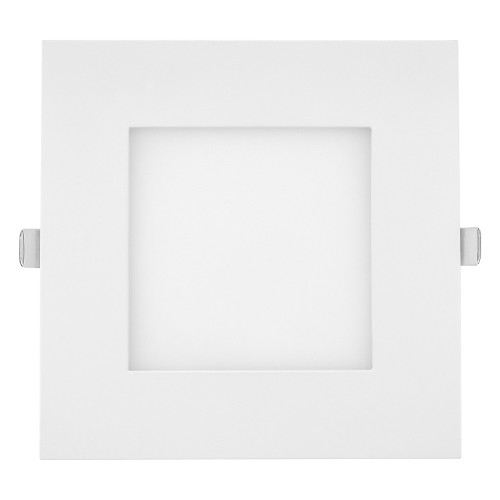 6 in. 2 Hour Fire Rated Slim Square Recessed LED Downlight, Canless IC Rated, 1100 Lumens, 5 CCT Color Selectable 2700K-5000K