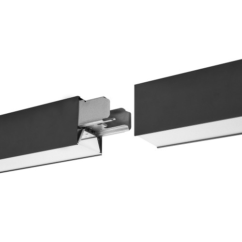 Linkable Straight Bracket / Connector for Linear Up/Down Light Fixture, Joiner for 4' Suspension Pendants