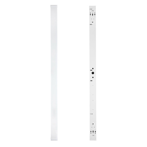 Maxxima 4 ft. Linear Strip Light Fixture, EM Battery Backup