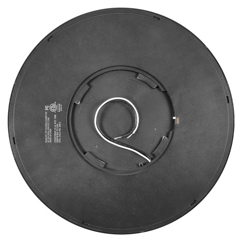 16 in. Black LED Flush Mount Ceiling Light, 5 CCT 2700K-5000K, 3500 Lumens, Dimmable