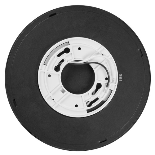 9 in. Black LED Flush Mount Ceiling Light, 5 CCT 2700K-5000K, 1600 Lumens, Dimmable