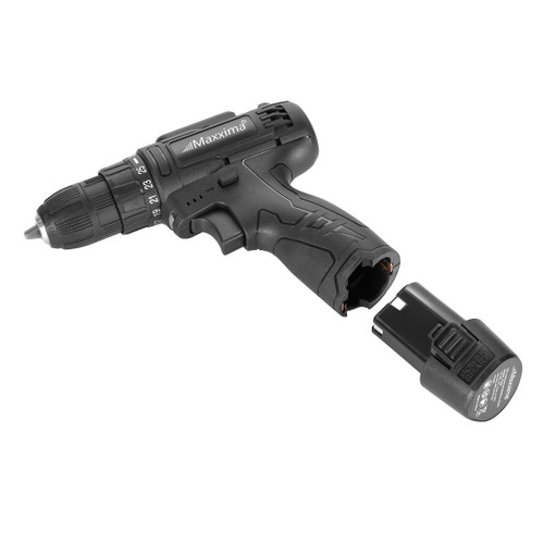 12V Cordless Power Drill Kit with Battery & Charger, High-Speed, 1400 RPM, 25+1 Torque Control