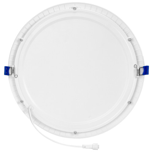 12 in. Slim Round Recessed LED Downlight, Canless IC Rated, 2200 Lumens, 5 CCT Color Selectable 2700K-5000K