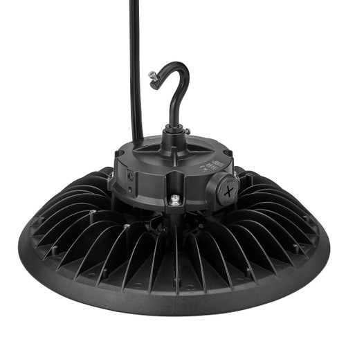 12 in. LED UFO High Bay Motion Sensor Light Fixture, Hardwired, 40,800 Lumens, 3 CCT 4000K-5700K, Selectable Wattage 150-240