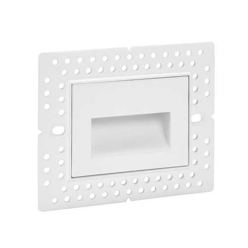 Horizontal Trimless LED Step Light, Indoor/Outdoor Stair Light, 5 CCT Color Selectable 2700K-5000K, White