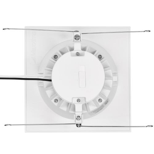 5 in. and 6 in. Retrofit Square Recessed Anti-Glare LED Downlight, White Trim Black Baffle, 1200 Lumens, 5 CCT 2700K-5000K