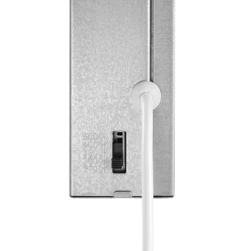 4 in. 2 Head LED Slim Square Recessed Floating Gimbal Downlight, White, Canless IC Rated, 2000 Lumens, 5 CCT 2700K-5000K