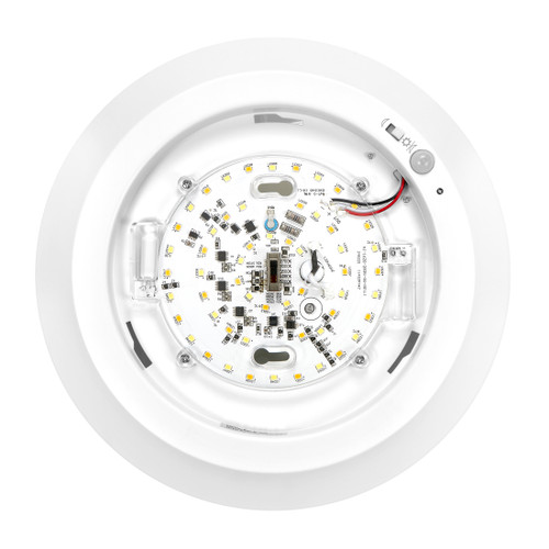 10 in. Round LED Disk Light Ceiling Fixture, Motion Sensor & Dusk to Dawn, 5 CCT 2700K-5000K, 2000 Lumens