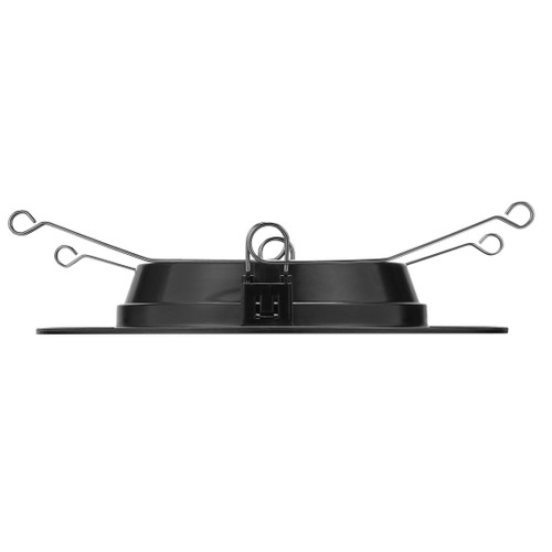 6 in. Flat Lens Retrofit Recessed LED Downlight, Black Trim, 1000 Lumens, 5 CCT Color Selectable 2700K-5000K