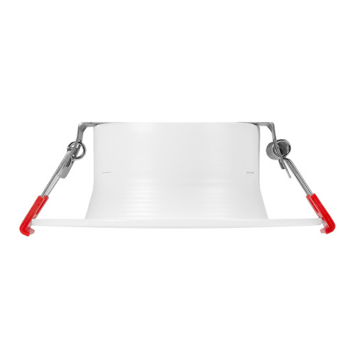 4 in. Recessed LED Downlight, Canless w/ Deep Baffle, 600 Lumens, 5 CCT Color Selectable 2700K-5000K