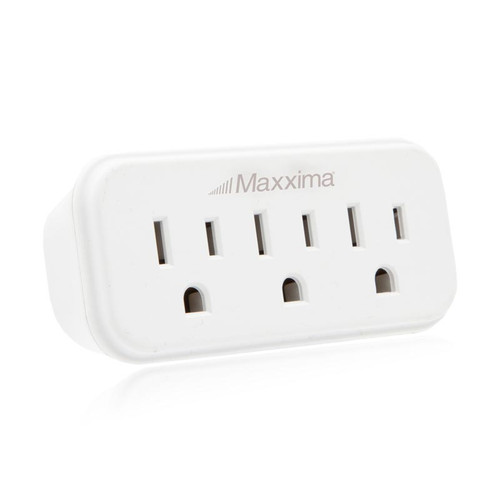 3 Outlet Grounded Wall Plug Adapter (4 Pack)