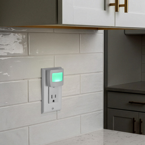 Mini Green Always On LED Night Light (4 Pack)