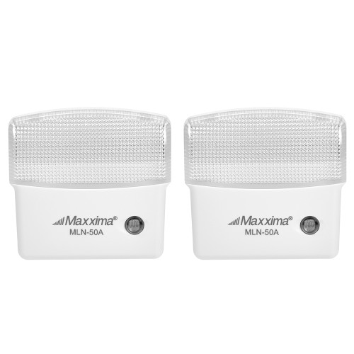 Amber LED Night Light With Dusk To Dawn Sensor (2 Pack)