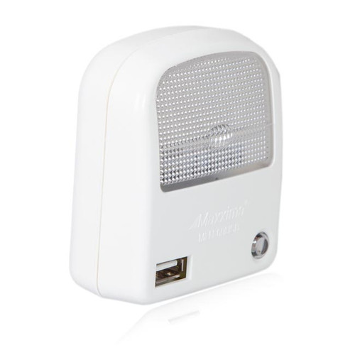 LED USB Night Light With Dusk To Dawn Sensor, 2A USB (2 Pack)