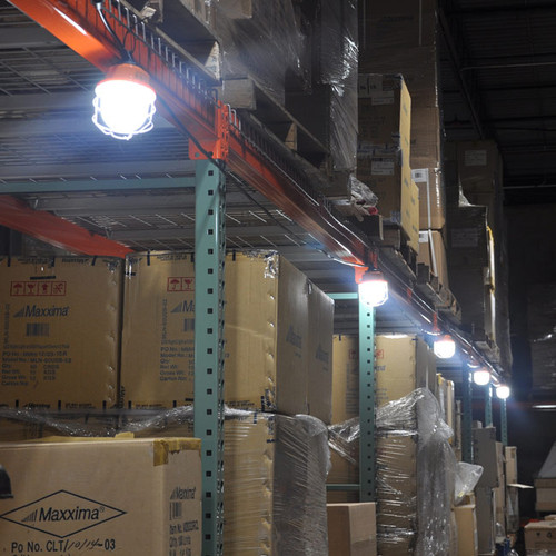 Heavy Duty LED Construction String Light, 10,000 Lumens, 5000K Daylight, 100 Watts, 50 Ft, Linkable