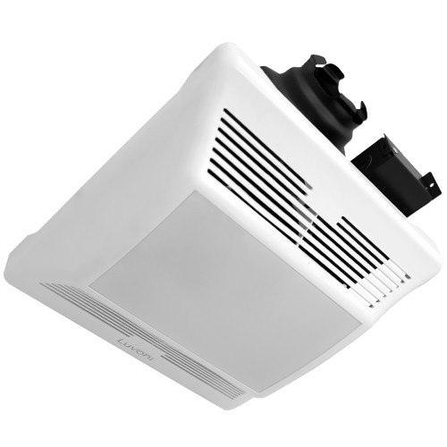 90 CFM Bathroom Exhaust Fan, 1 Sone Quiet Operation, Built-in LED Light, Ceiling Mounted