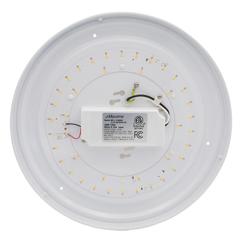 14 in. LED Mushroom Light Flush Mount Ceiling Fixture, Dimmable, 3000K Warm White, 1600 Lumens