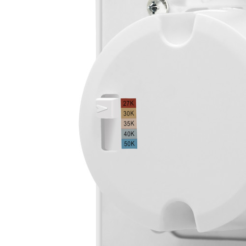 4 in. 5 CCT Retrofit Square Recessed LED Downlight, 800 Lumens, Color Selectable 2700K-5000K