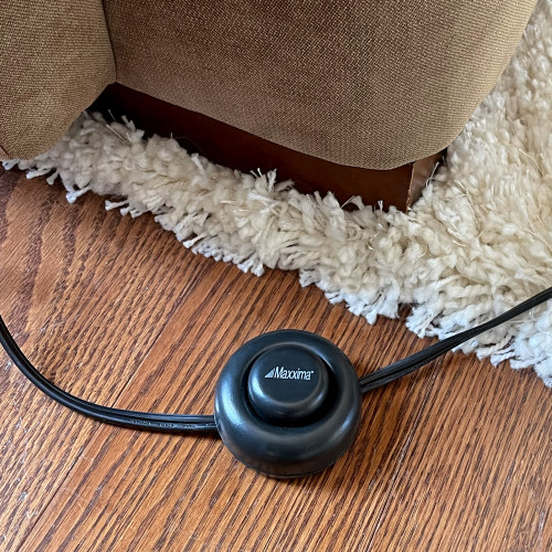 9 Foot 3 Outlet Foot Switch Extension Cord, Black (2 Pack)