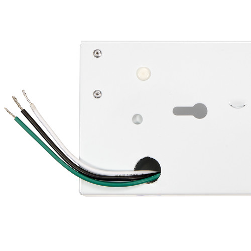 18 in. LED Under Cabinet Light, Hardwired, 750 Lumens, 5 CCT 2700K - 5000K, White, On/Off Switch