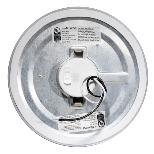 8 in. LED Round Trimless Disk Light, 5 CCT 2700K-5000K, 1400 Lumens, Dimmable
