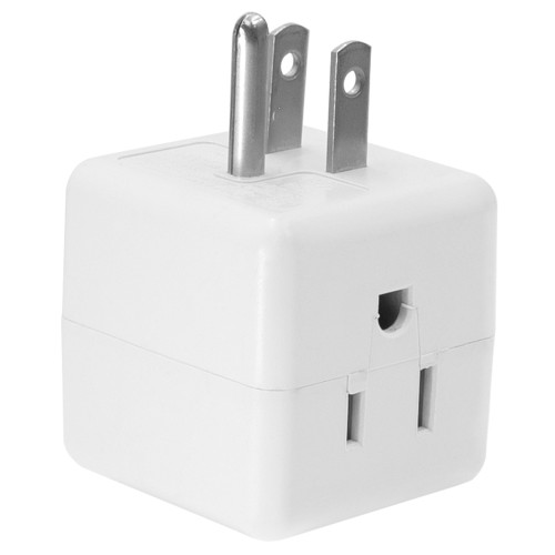 3 Outlet Cube Adapter Wall Plug, Outlet Extender Wall Tap (4 Pack)