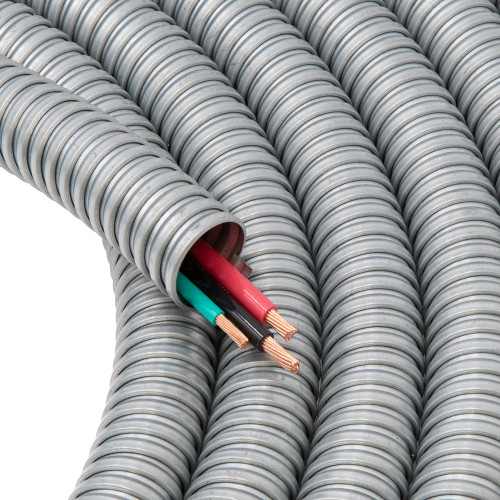 3/4 in. x 25 ft. Galvanized Steel Flexible Electrical Conduit, Greenfield Electrical