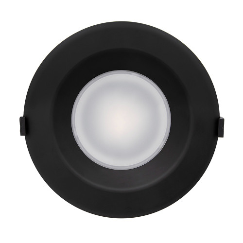 8 in. Recessed Commercial LED Downlight, Black Trim, Selectable Color Temperature / Wattage, up to 2200 Lumens