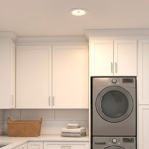 5 in. and 6 in. Retrofit Recessed LED Motion Sensor Downlight, 1300 Lumens, 5 CCT Color Selectable 2700K-5000K