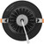 6 in. Slim Round Recessed Anti-Glare LED Downlight, Black Trim, Canless IC Rated, 1200 Lumens, 5 CCT 2700K-5000K