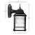 LED Porch Lantern Outdoor Wall Light, Black w/ Clear Water Glass, Dusk to Dawn Sensor, 650 Lumens, 3000K Warm White - 9 in. Height