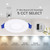 3 in. Slim Recessed LED Downlight, Canless IC Rated, 500 Lumens, 5 CCT Color Selectable 2700K-5000K