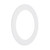 6 in. Goof Rings for Recessed Lights, Can or Canless Downlight Trim Ring, White (12-Pack) 