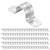 1/2 in. Electrical Metallic Tube (EMT) Push-On 2-Hole Pipe Straps for Conduit Installation (100 Pack)