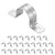 1 in. Rigid or RMC Push-On 2-Hole Pipe Straps for Conduit Installation (25 Pack)