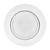 4 in. Adjustable Recessed LED Gimbal Downlight, Metal Trim, 1000 Lumens, 5 CCT Color Selectable 2700K-5000K