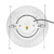 5 in. and 6 in. Adjustable Recessed LED Gimbal Downlight, Plastic Trim, 1100 Lumens, 5 CCT Color Selectable 2700K-5000K
