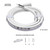 24 in. LED Under Cabinet Strip Light, Hardwired, 920 Lumens, 3000K Warm White, White, 120V Cove Light