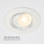 6 in. 5 CCT Adjustable LED Slim Eyeball Gimbal Downlight, 1400 Lumens, Color Selectable 2700K-5000K, 360° Rotation